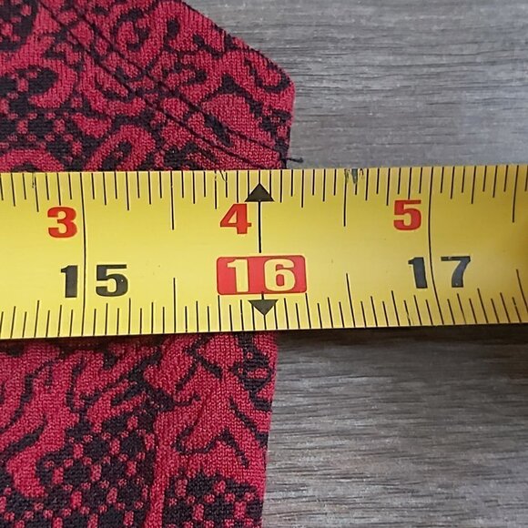 NWOT Dex Women's Black/Red Floral Sleeveless Polyester Blend Sheath Dress-Size M - Picture 3 of 5